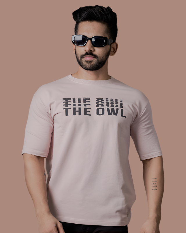 Artistic Owl Design White T-Shirt from MonkeyFunky