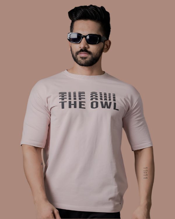 Artistic Owl Design White T-Shirt from MonkeyFunky