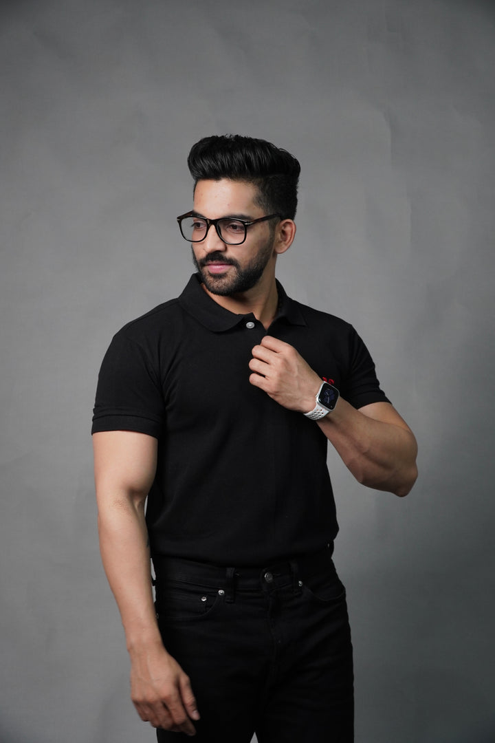 Black Classic Polo