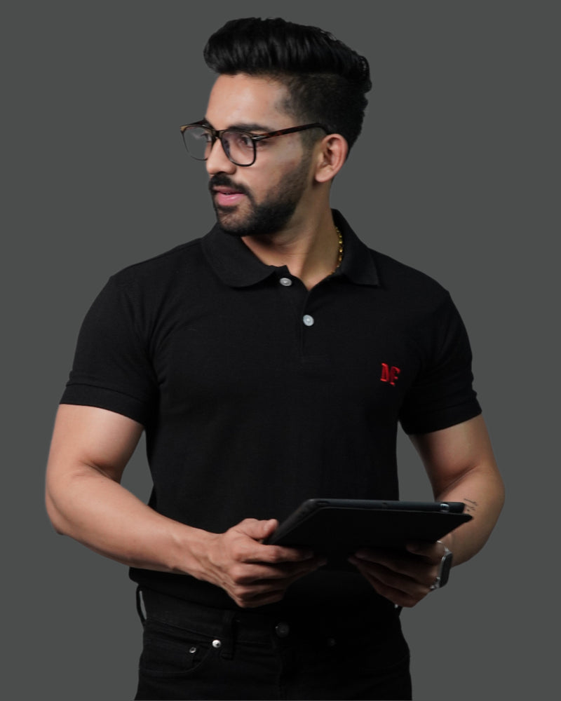 Black Classic Polo