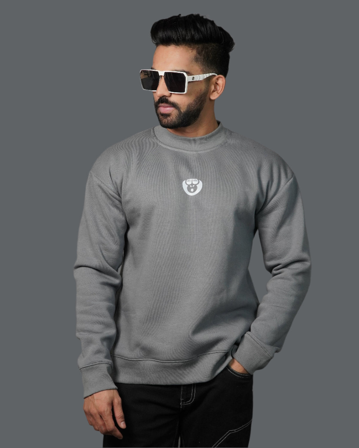 Charcoal Mist Sweatshirt - Casual Cool